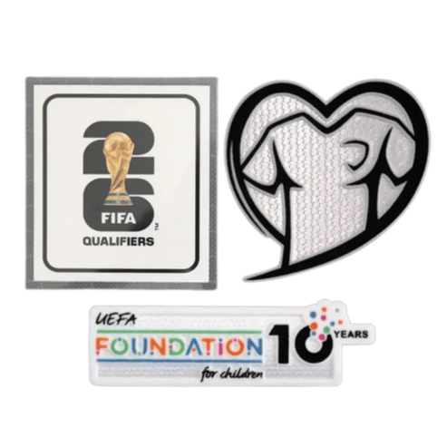 PATCH · KIT COPA DO MUNDO 2026 QUALIFICATÓRIAS HEART & FOUNDATION