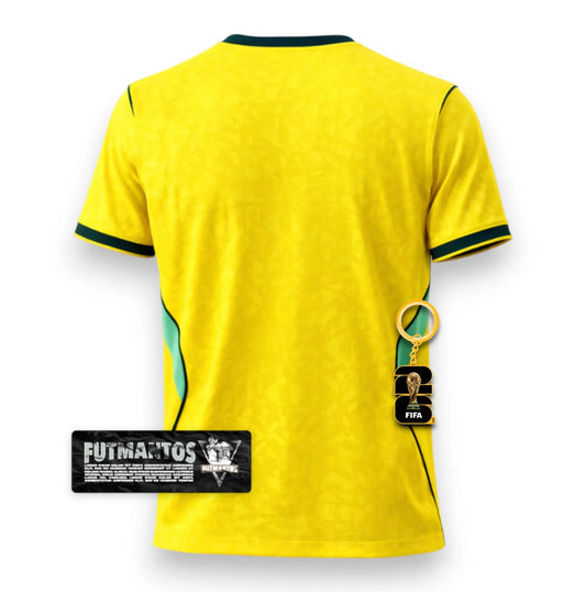 Camisa Brasil l - Copa do Mundo 2026 Amarela | FutMantos
