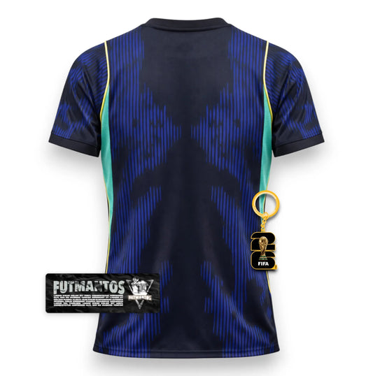 Camisa Brasil ll Copa do Mundo 2026 Azul | FutMantos