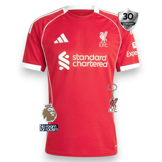 Camisa Liverpool I 25/26 - Vermelha CHAMPIONS 24/25 & Gold Trophy | Futmantos