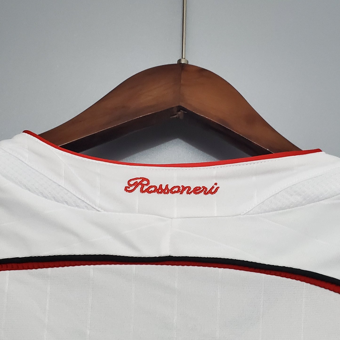 Camisa Manga Longa Milan Champions League 06/07 - Branco | Futmantos