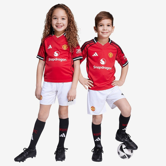 Kit Infantil Manchester United 25/26 Torcedor | FutMantos