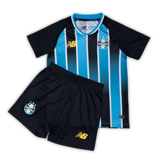 Kit infantil Grêmio I 2026/27 tricolor | FutMantos