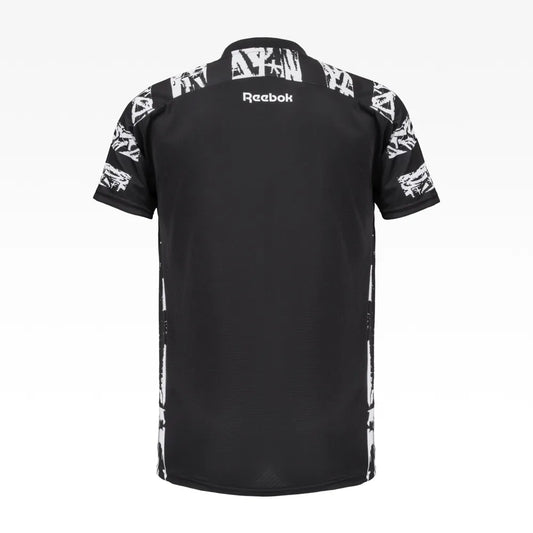 Camisa Botafogo Pré-Jogo 25/26 - Torcedor Reebok Masculino - Preto