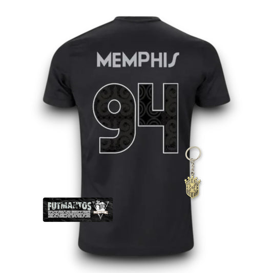 Camisa Corinthians ll 24/25 Memphis 94 - Torcedor - Preto | Futmantos
