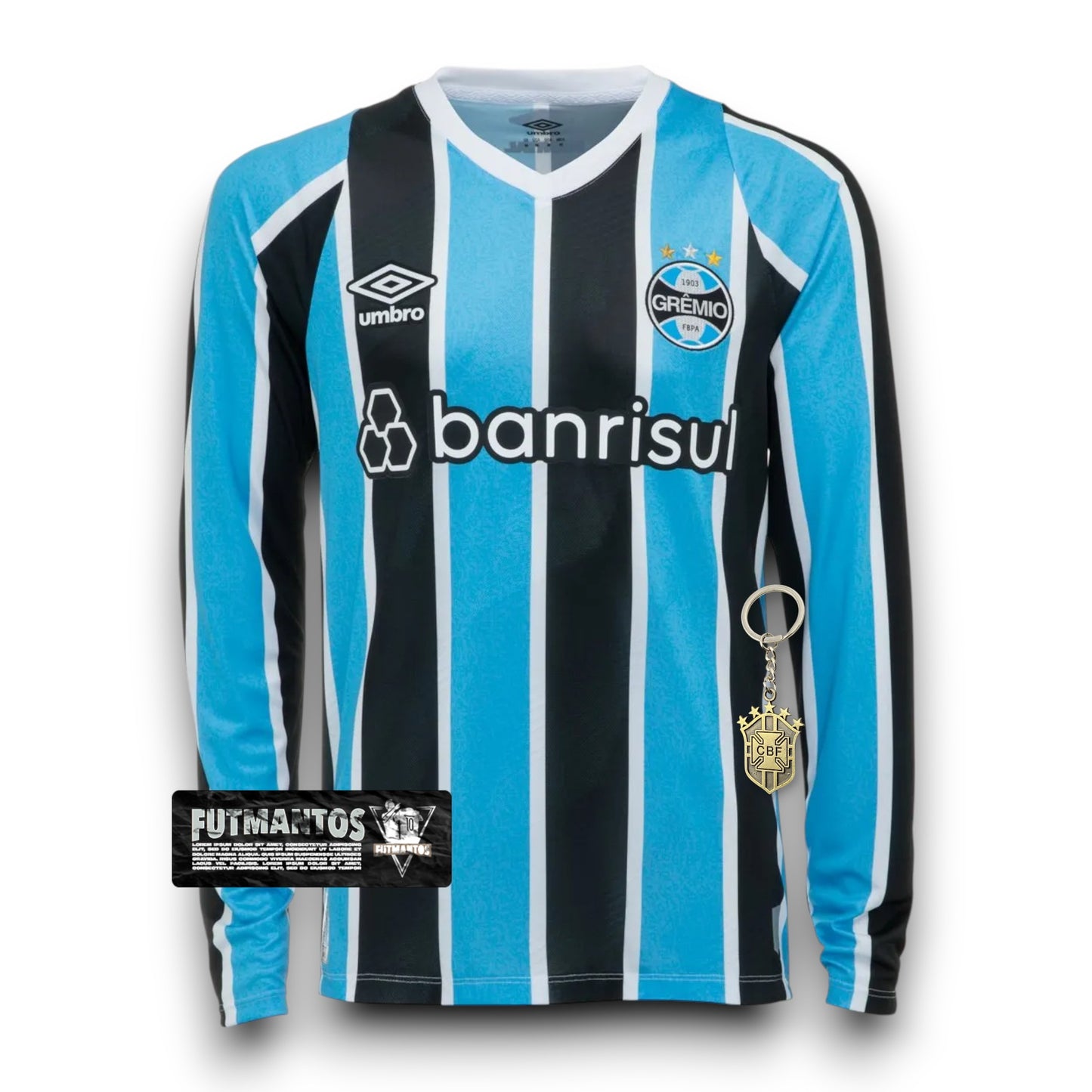 Camisa Grêmio I 24/25 - Manga Longa | Futmantos