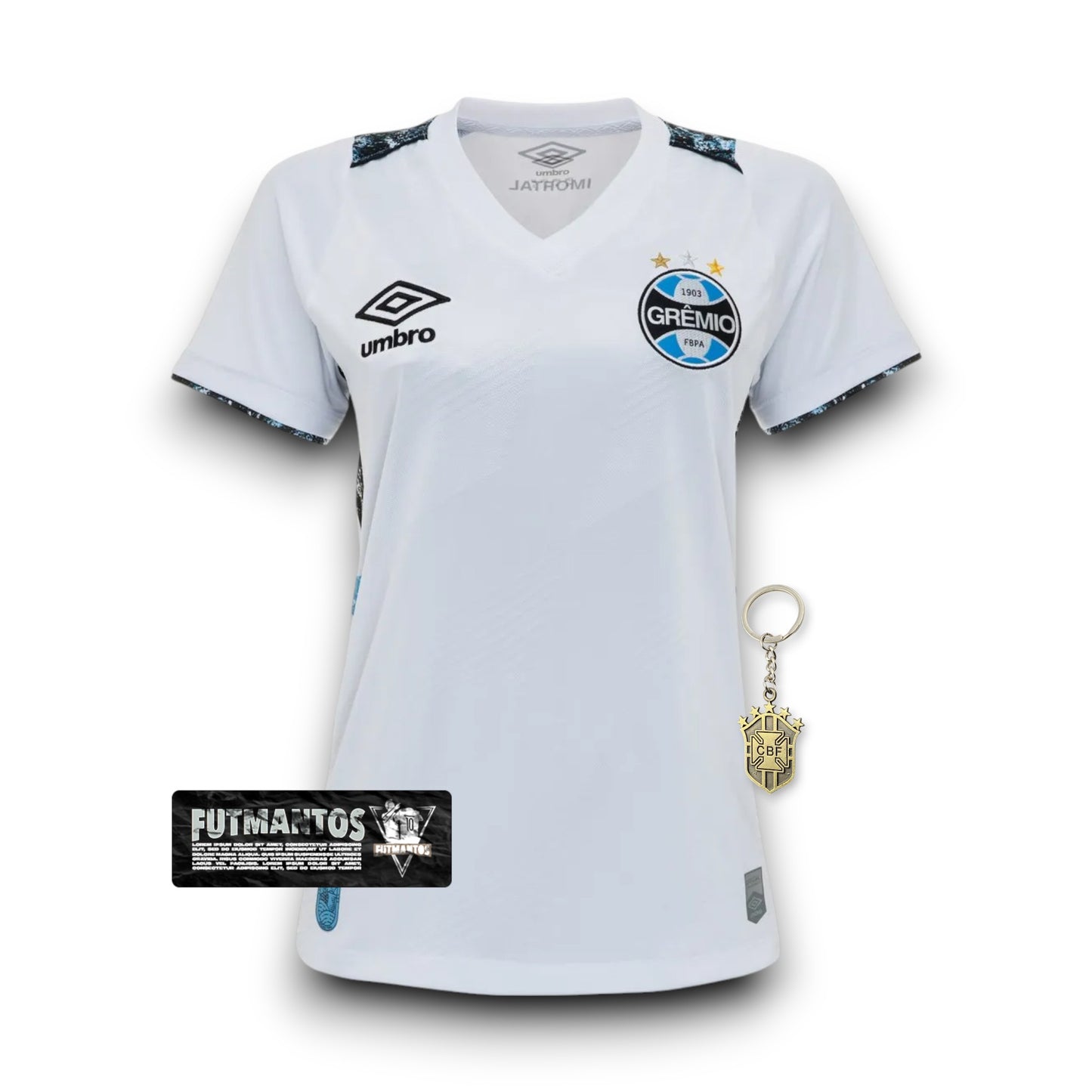Camisa Grêmio II 24/25 Branca - Feminina | Futmantos