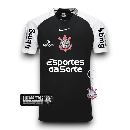 Camisa Corinthians ll 25/26 Masculina Com Patrocínios | Futmantos