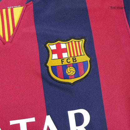 Camisa Barcelona Retro Manga Longa Home Neymar JR 2014/2015 | Futmantos