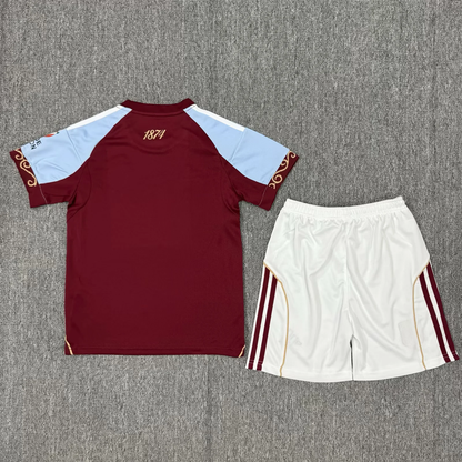 Kit Infantil Aston Villa I 2025/26 | Futmantos
