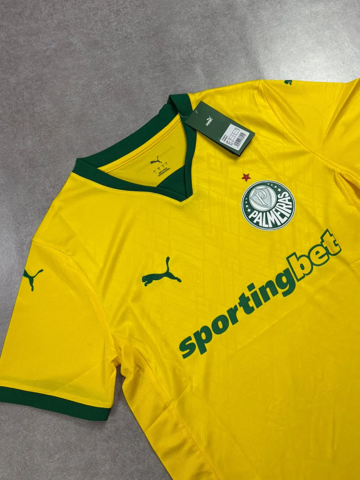 Camisa Palmeiras III Verde e Amarela 25/26 - Versão Jogador | Futmantos