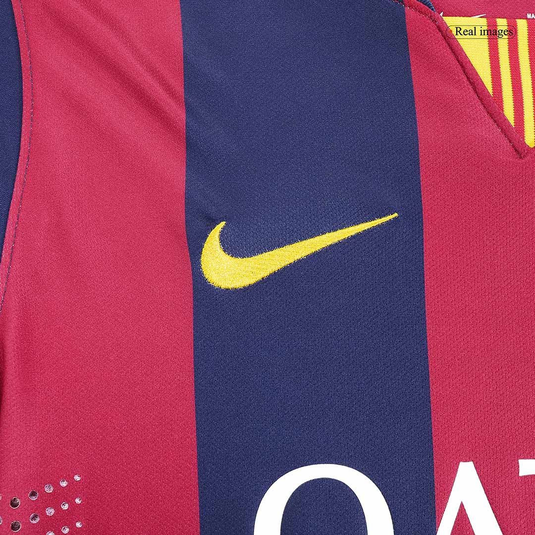 Camisa Barcelona Retro Manga Longa Home Neymar JR 2014/2015 | Futmantos