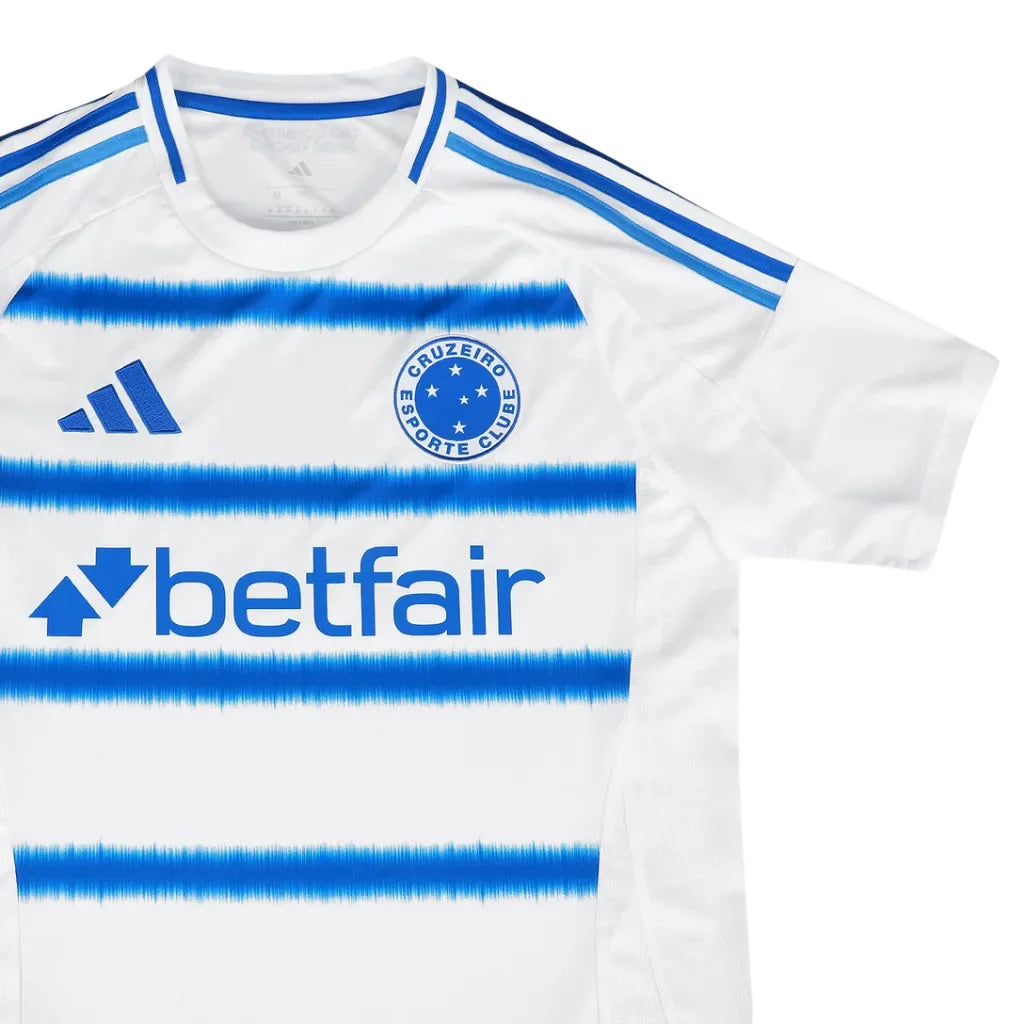 Camisa Cruzeiro II 25/26 Feminina Branca | FutMantos