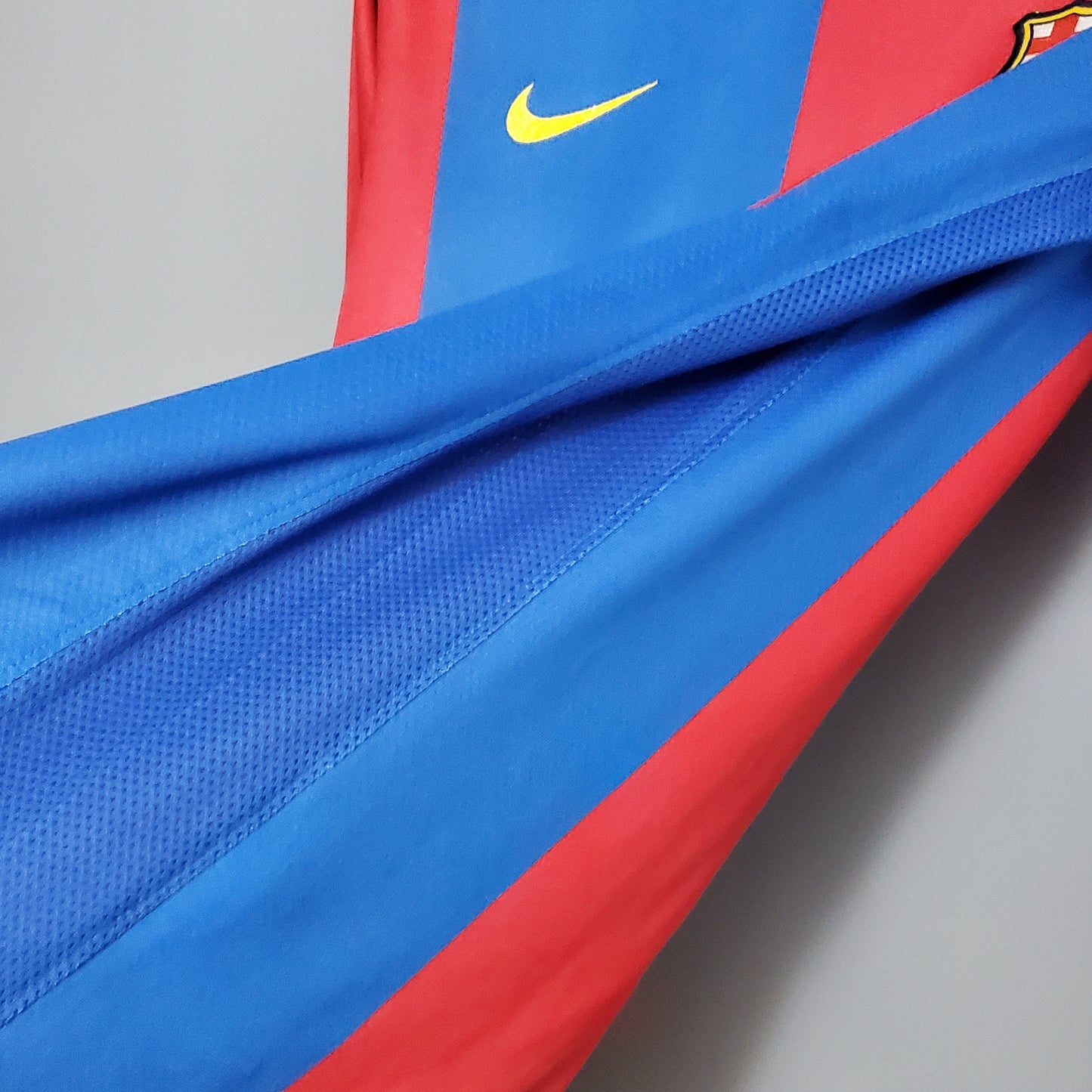 Camisa Manga Longa Barcelona 06/07 - Grená | Futmantos