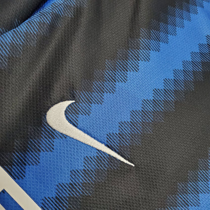 Camisa Manga Longa Inter de Milão I 10/11 - Azul e Preto | Futmantos