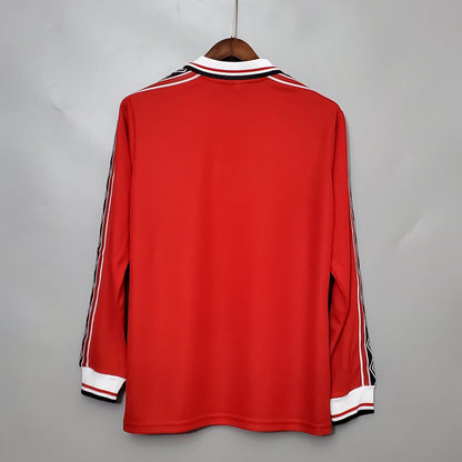 Camisa Manga Longa Manchester United 1998/99 - Vermelho | Futmantos