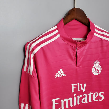 Camisa Manga Longa Real Madrid II 14/15 - Rosa | Futmantos
