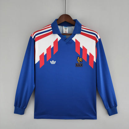 Camisa França Retrô ll 88/90 - Manga Longa | Futmantos