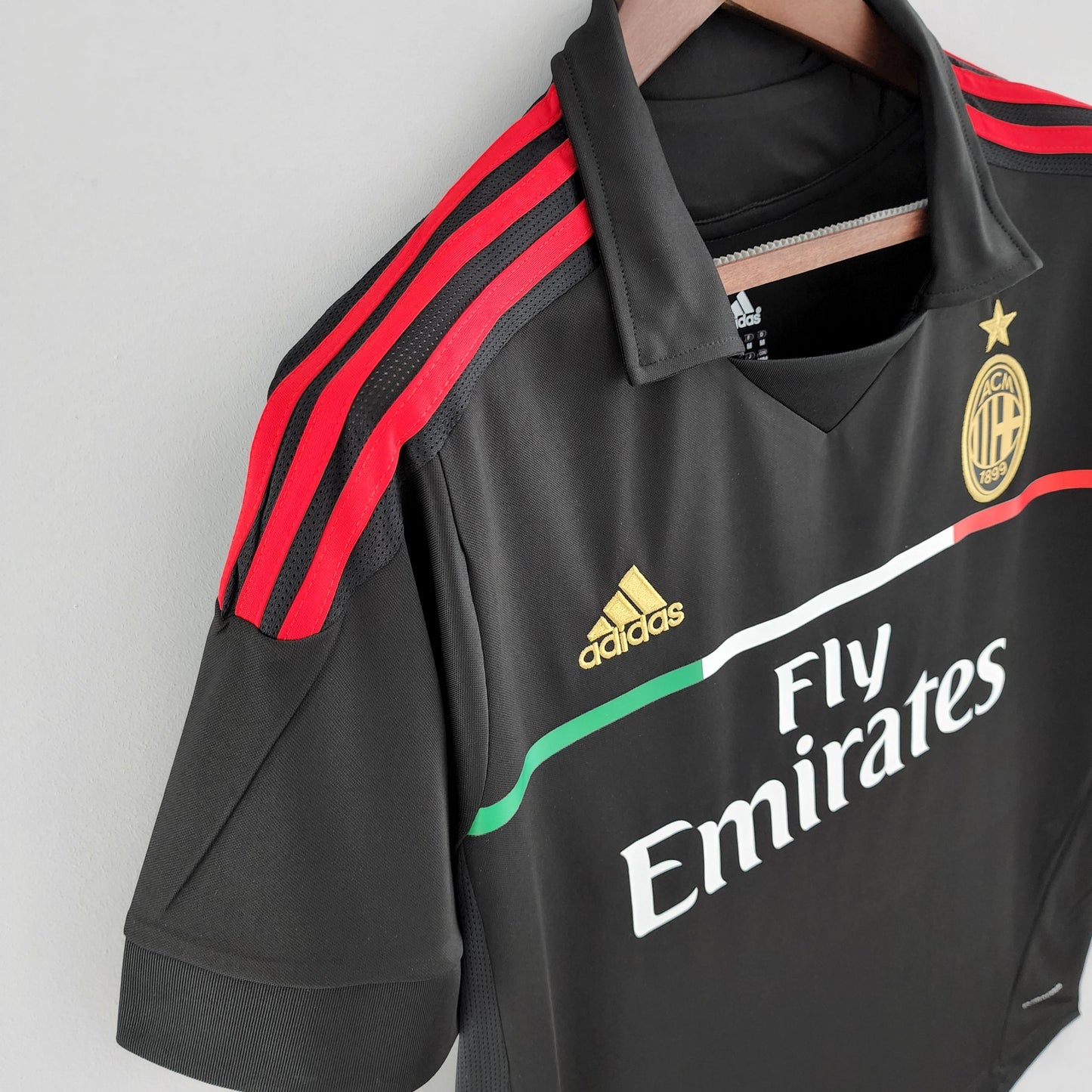 Camisa Milan Retrô III 11/12 Preta - | Futmantos
