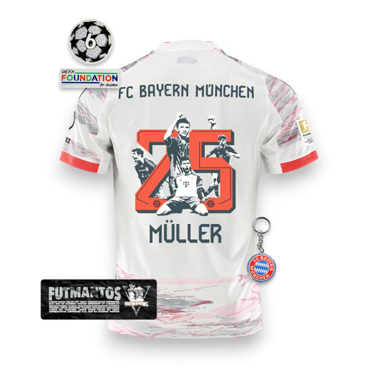 Camisa Bayern de Munique MÜLLER #25 - 25/26 | FutMantos