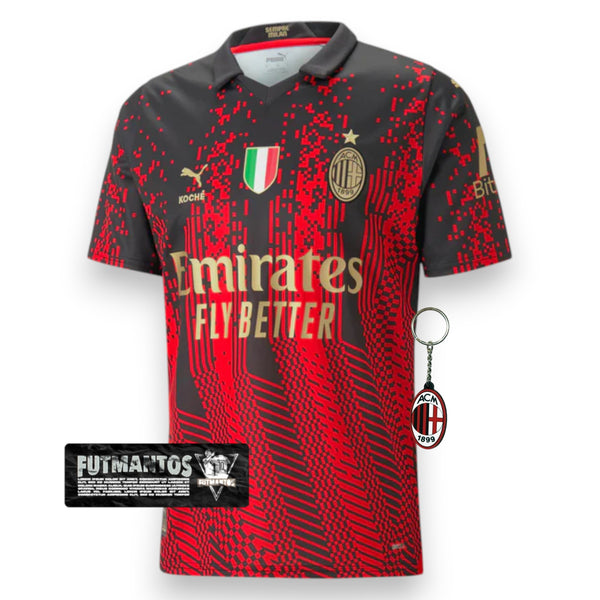Camisa Milan 23/24 x Koeche - Vermelha  | Futmantos