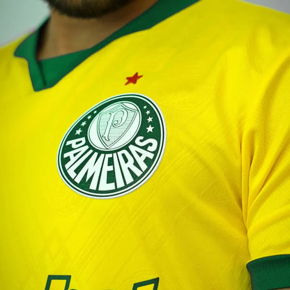 Camisa Palmeiras III Verde e Amarela 25/26 - Versão Jogador | Futmantos