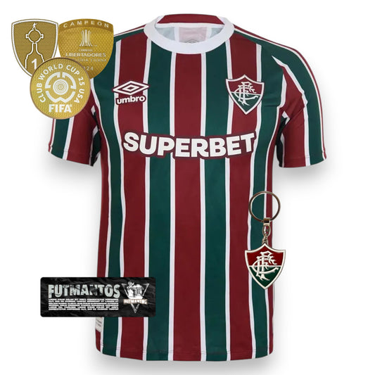 Camisa Fluminense I 25/26 - Libertadores/Mundial | Futmantos