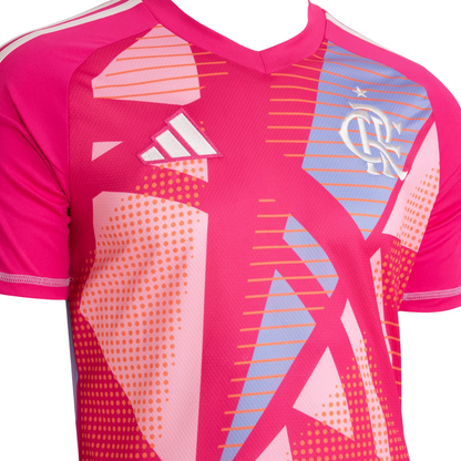 Camisa Flamengo Goleiro Rosa 25/26 - Versão Torcedor Lançamento