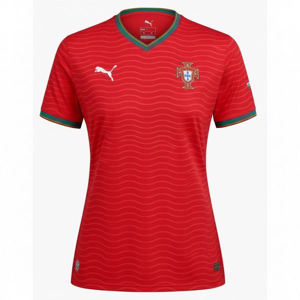 Camisa Portugal I 2026 - Feminina Vermelha | Futmantos