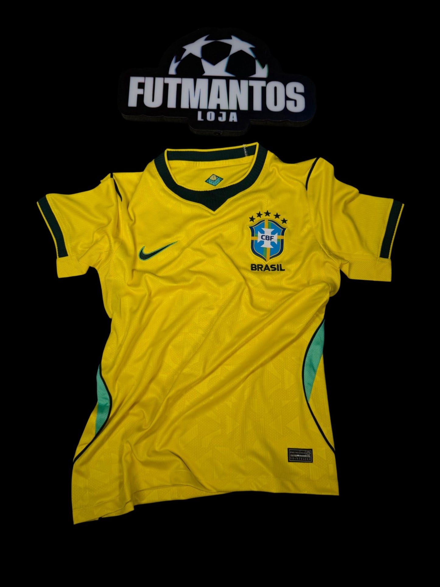 Camisa Brasil l - Copa do Mundo 2026 Amarela | FutMantos