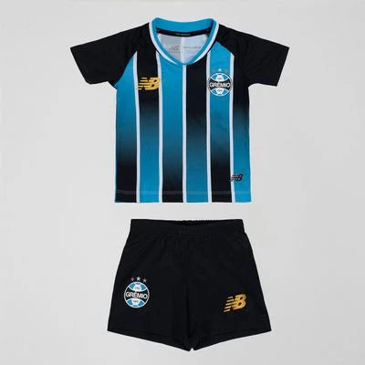 Kit infantil Grêmio I 2026/27 tricolor | FutMantos
