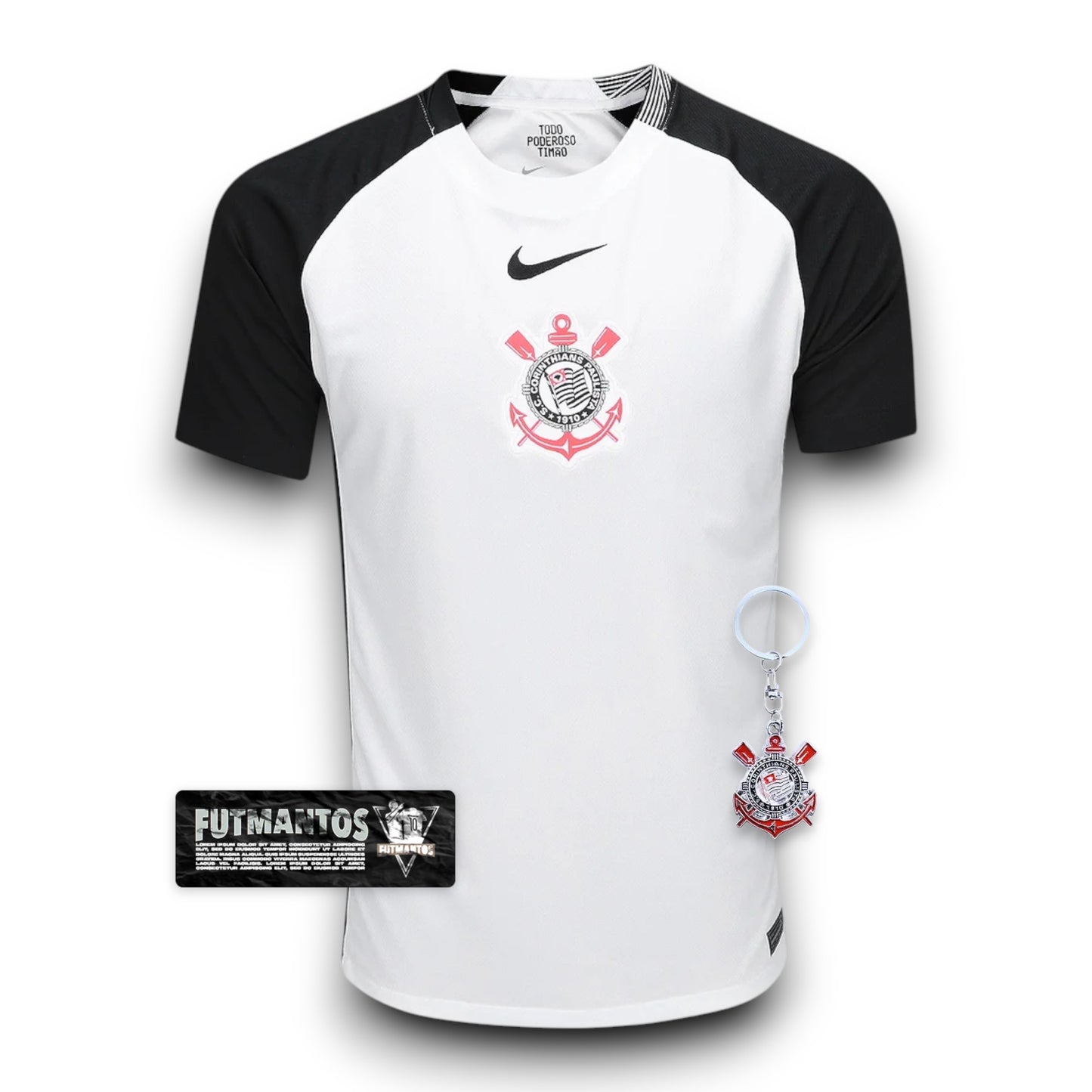 Camisa Corinthians l 25/26 Masculina Com Patrocínios | Futmantos