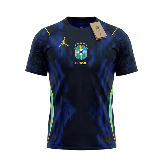 Camisa Brasil Away 26/27 Torcedor Masculina - Preta e Azul