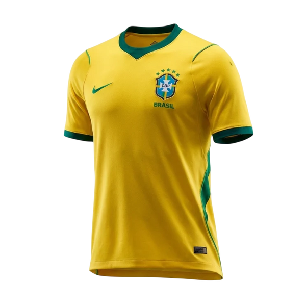 Camisa Brasil Home 26/27 Torcedor Masculina - Amarela e Verde