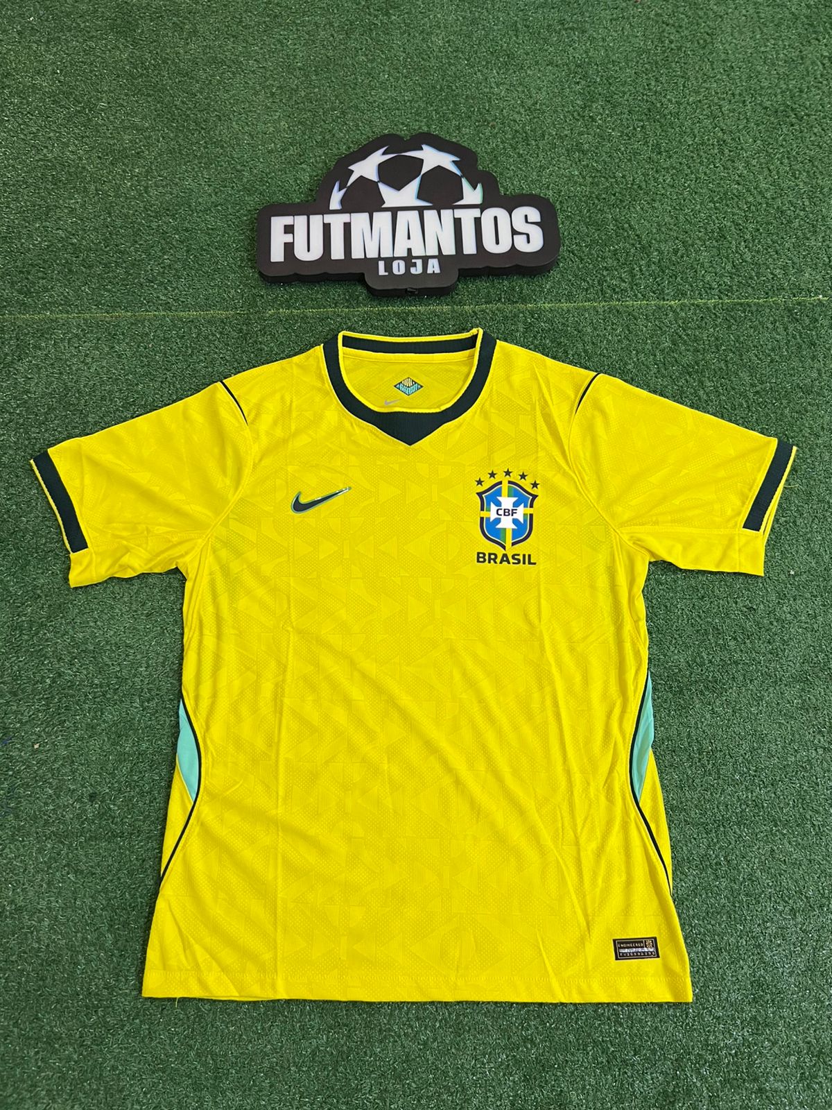 Camisa Brasil 2026 - Versão Jogador Amarela | FutMantos