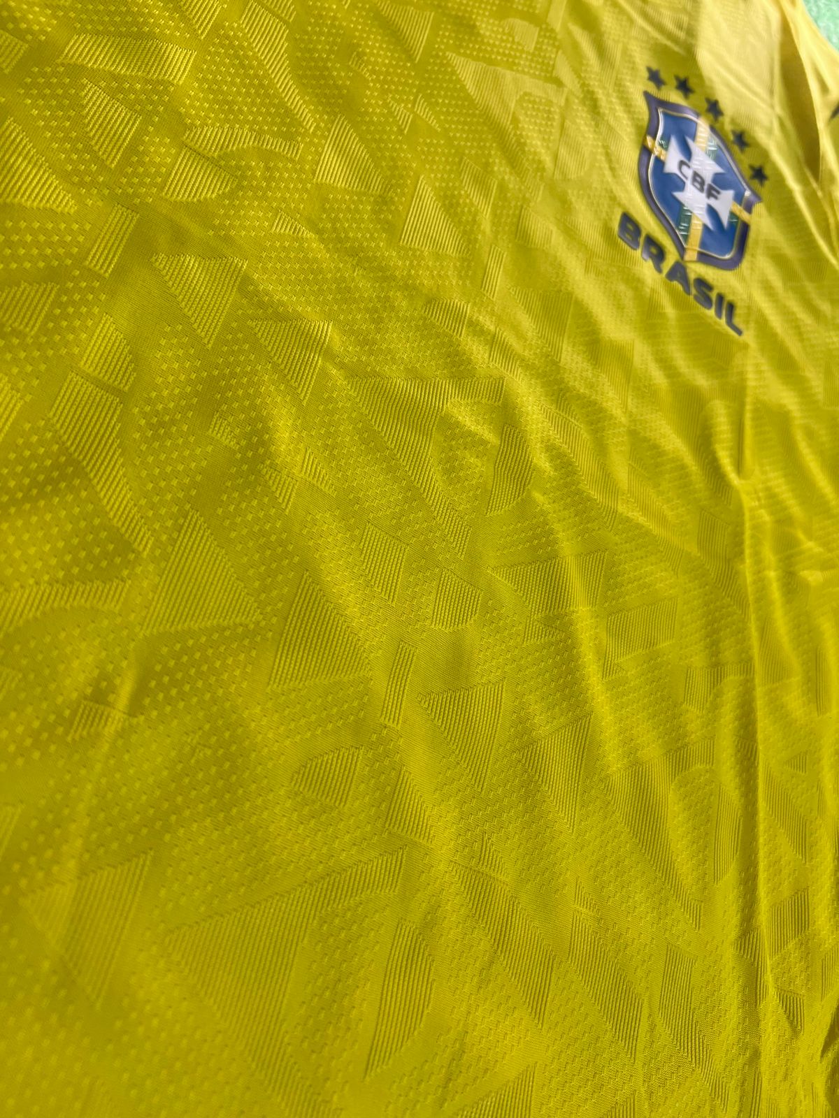 Camisa Brasil 2026 - Versão Jogador Amarela | FutMantos