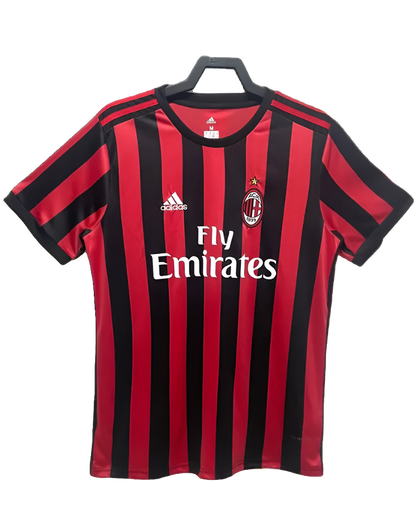 Camisa AC Milan 17/18 I Home - Versão Retrô