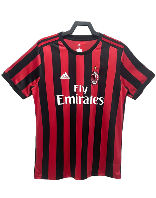 Camisa AC Milan 17/18 I Home - Versão Retrô