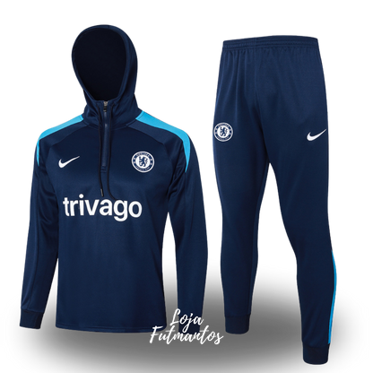 Agasalho de treino Chelsea 24/25 - com Capuz  | Futmantos