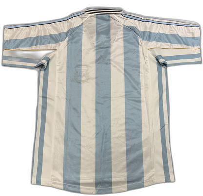 Camisa Argentina 1998 I Home - Versão Retrô | FutMantos