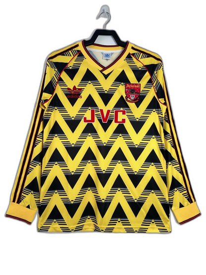 Camisa Arsenal 91/93 II Away - Versão Retrô Manga Longa