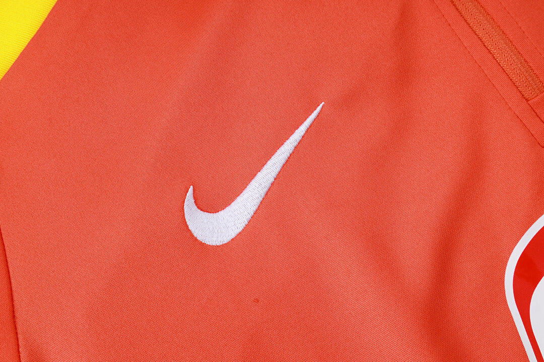 Conjunto Agasalho Brasil Laranja | FutMantos