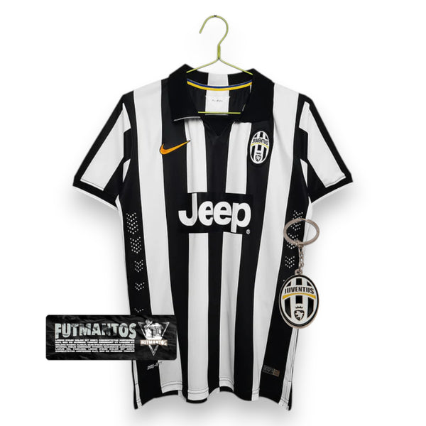 Camisa Juventus Retrô 2014/2015 - Preta/Branca | Futmantos