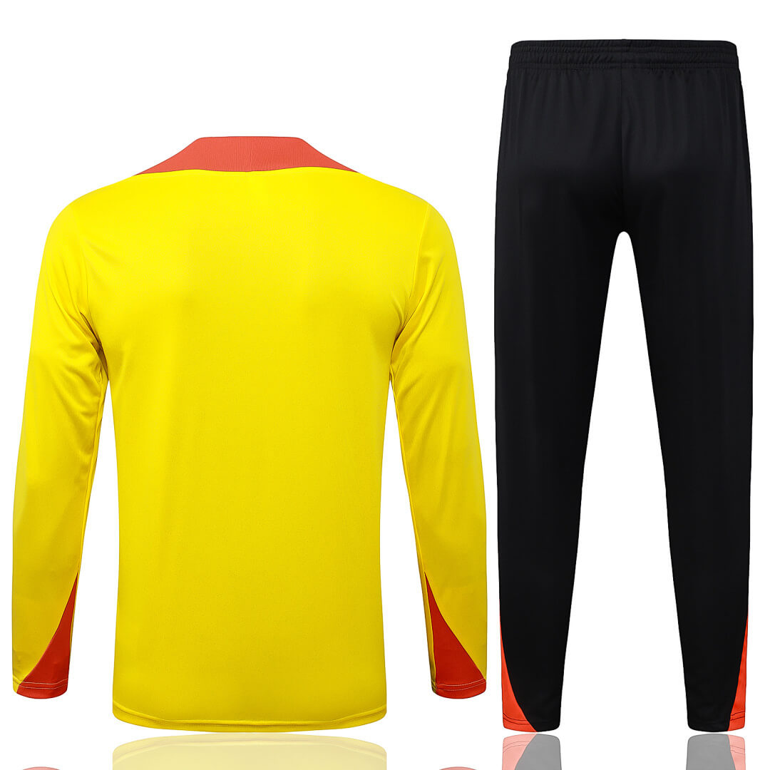 Conjunto Agasalho Brasil amarelo | FutMantos