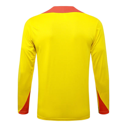 Conjunto Agasalho Brasil amarelo | FutMantos