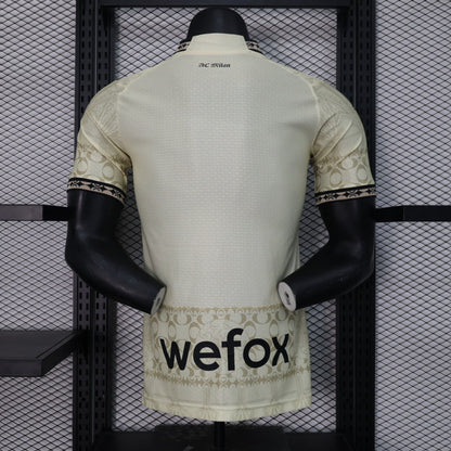 Camisa Milan IV 24/25 Jogador Masculina - Bege | Futmantos