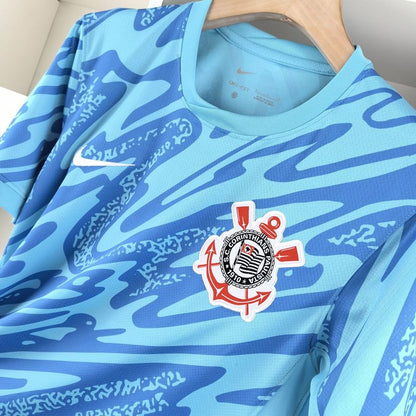 Camisa Corinthians 24/25 - Goleiro Azul | Futmantos