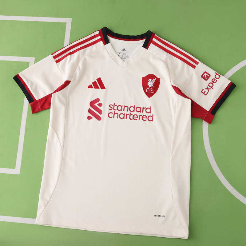 Camisa Liverpool II 25/26 - Branca | Futmantos