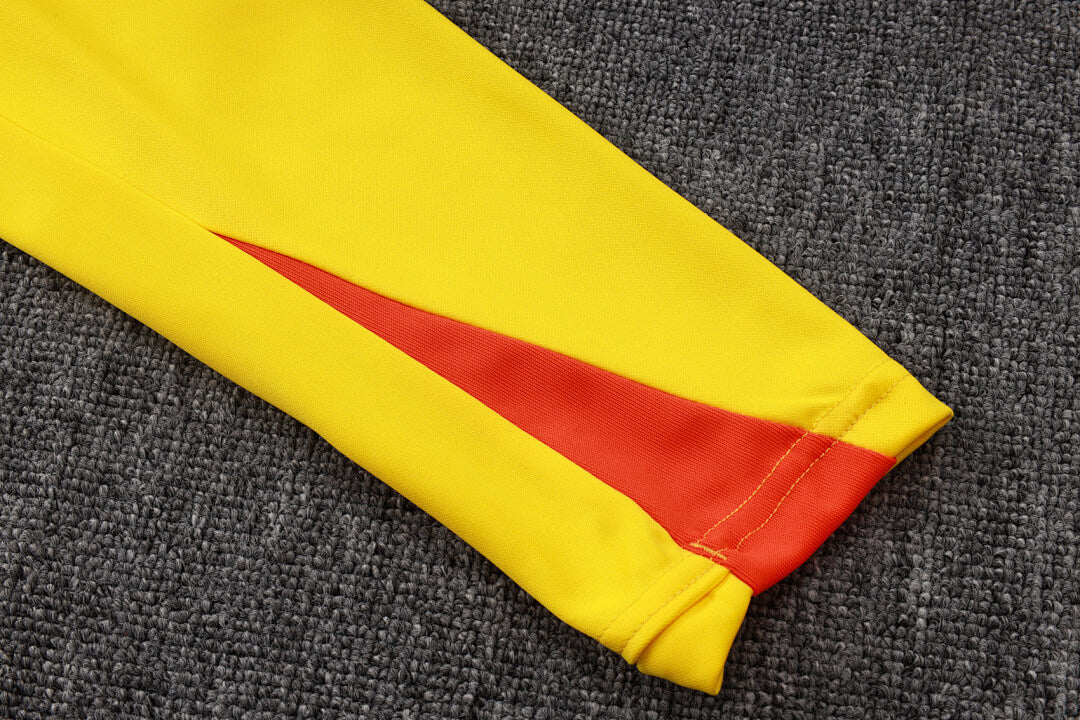 Conjunto Agasalho Brasil amarelo | FutMantos