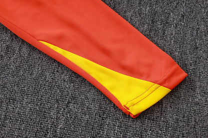 Conjunto Agasalho Brasil Laranja | FutMantos